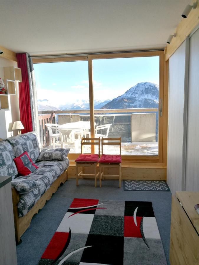 Appartement D'Une Chambre A La Plagne Aime 2000 A 10 M Des Pistes Avec Vue Sur La Ville Et Terrasse Amenagee Macot-la-Plagne Exteriör bild