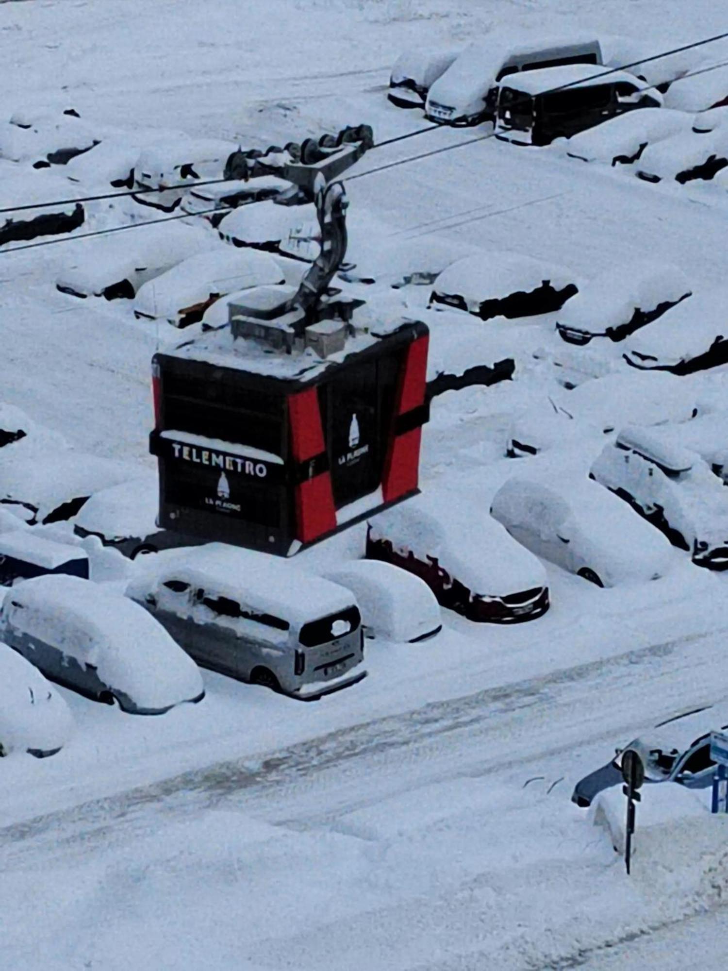 Appartement D'Une Chambre A La Plagne Aime 2000 A 10 M Des Pistes Avec Vue Sur La Ville Et Terrasse Amenagee Macot-la-Plagne Exteriör bild