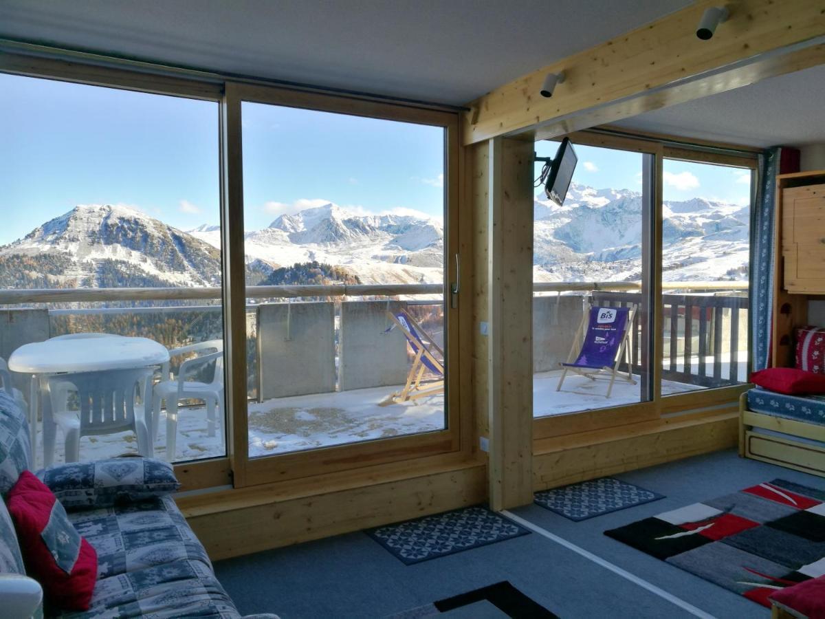 Appartement D'Une Chambre A La Plagne Aime 2000 A 10 M Des Pistes Avec Vue Sur La Ville Et Terrasse Amenagee Macot-la-Plagne Exteriör bild